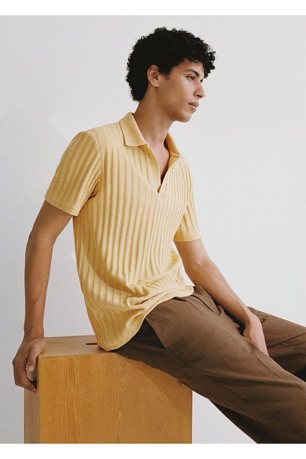 Regular Fit Fitilli Pamuklu Polo Gömlek - 5
