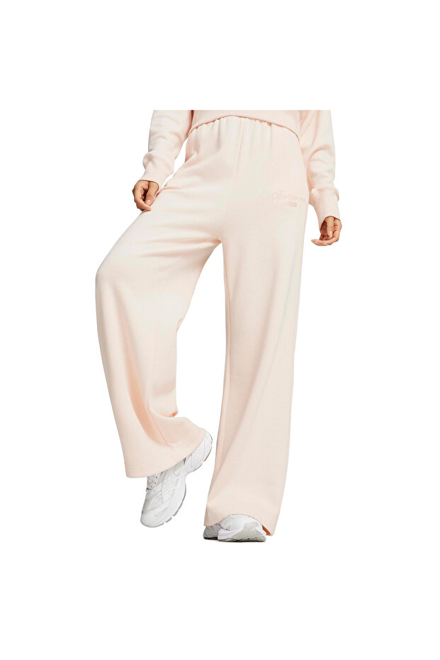 الكلاسيكية الاسترخاء Sweatpants المرأة الوردي