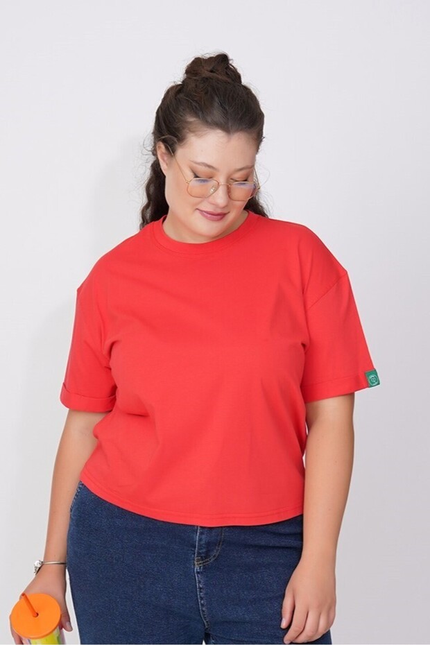 KISA BASIC PAMUK TİŞÖRT - 1