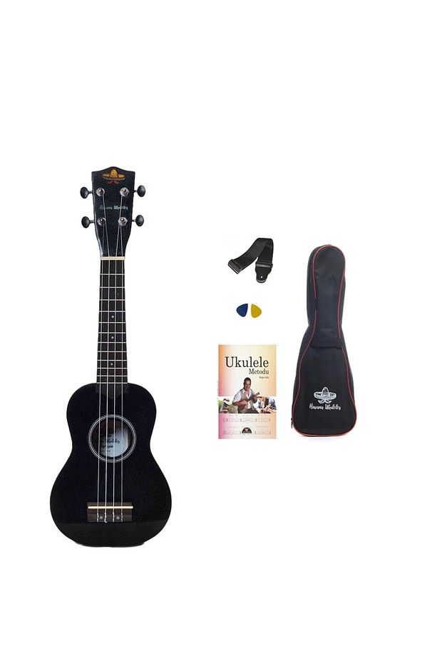 HK-21BK Soprano Ukulele +Taşıma Çantalı + Pena + Askı + Method - 4