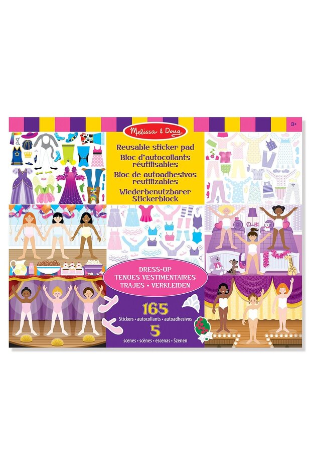 Melissa and Doug Tak Çıkar Çıkartma Kitabı - Moda - 1