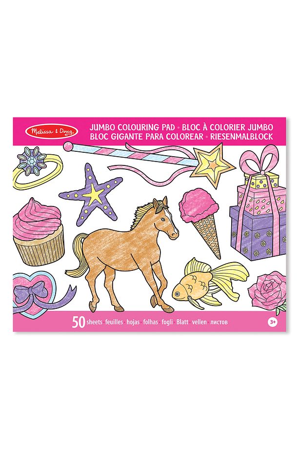 Melissa And Doug Dev Boyama Kitabı - Pembe - 1