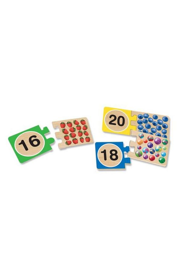 Melissa And Doug Ahşap Sayılar Eşleştirme Yapbozu - 3