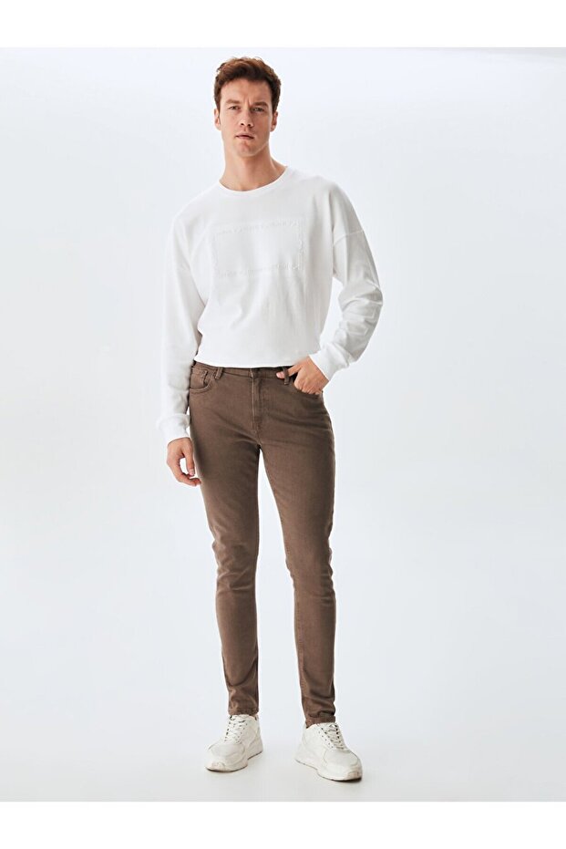 Smarty Y Skinny Leg Mid Waist Jean Trousers