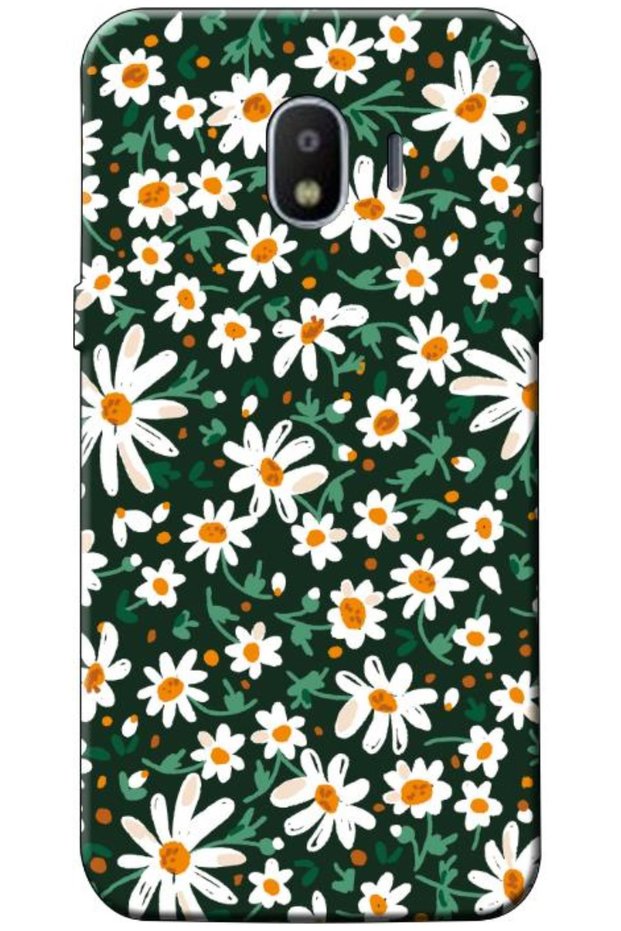 Samsung Galaxy J2 Pro (2018) Compatible Case Spring Flowers 4 Silicone Case (Printed)