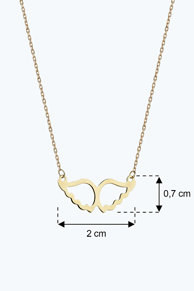 Altın Kanat Kolye - 3