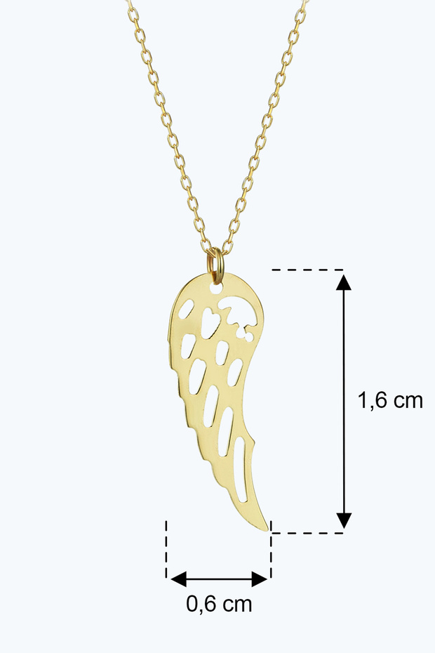 Altın Kanat Kolye - 2