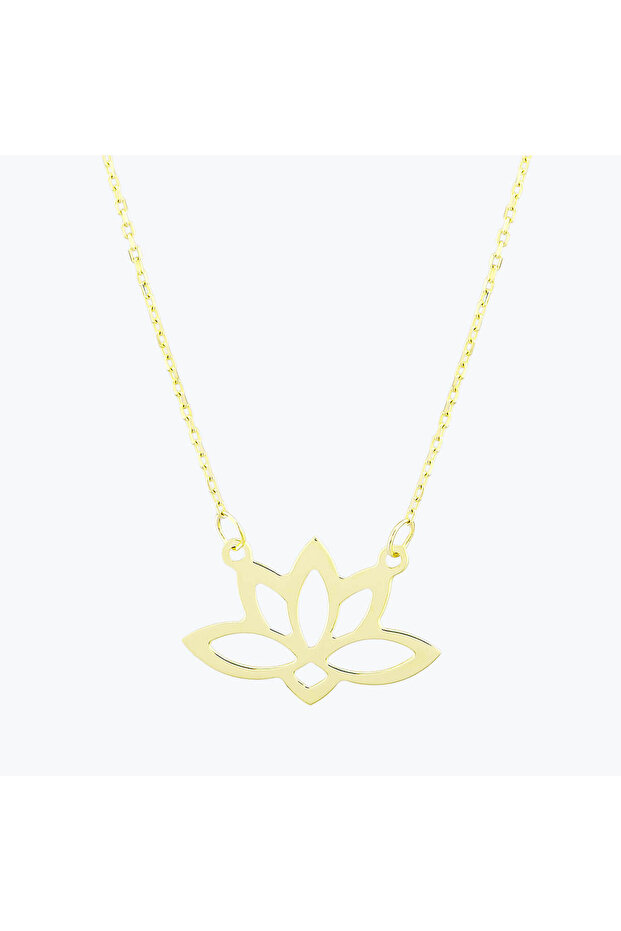 Altın Lotus Kolye - 1