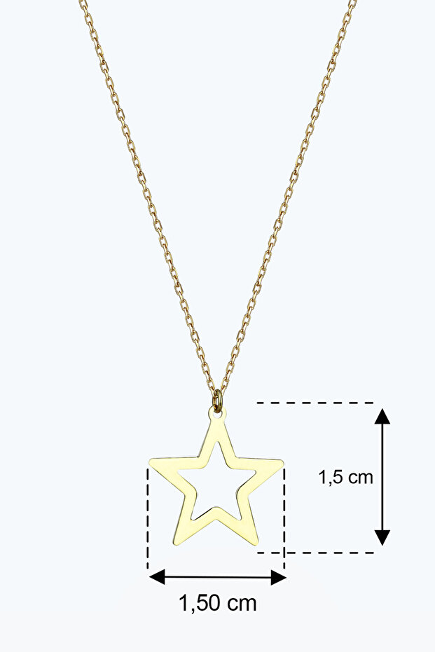Altın Yıldız Kolye - 5