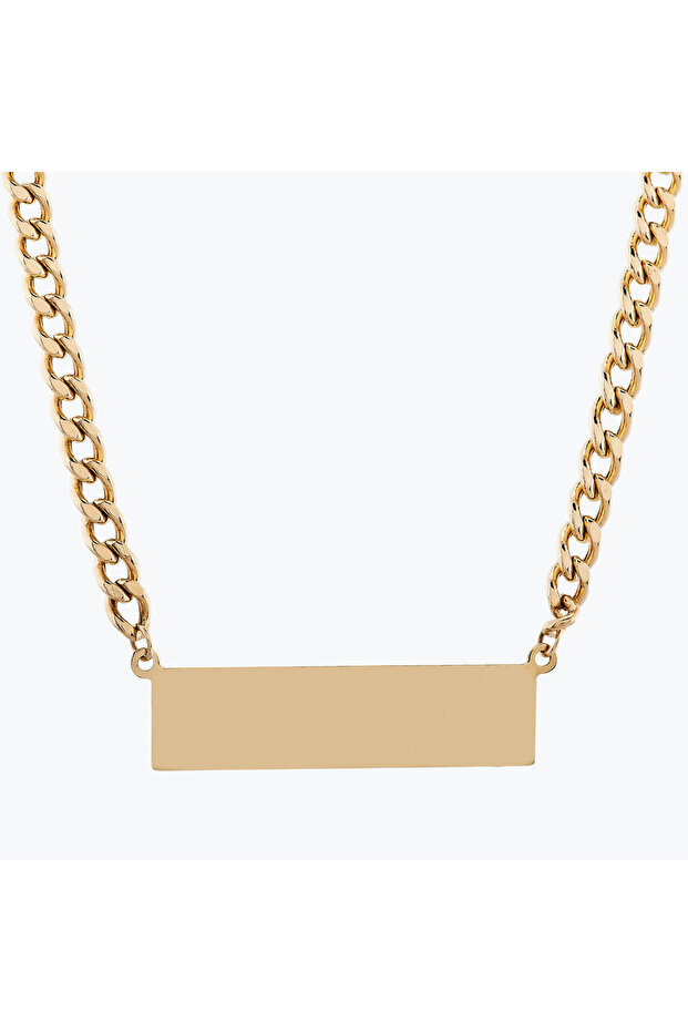 Altın Plaka Kolye - 1