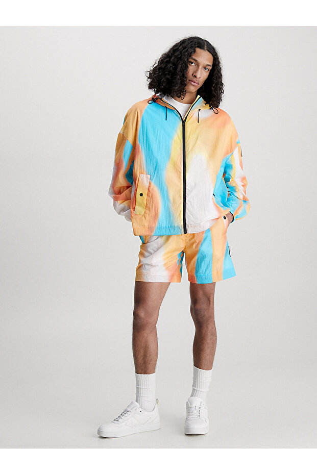 Erkek Aop Nylon Mesh Şort - 7