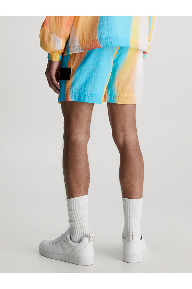 Erkek Aop Nylon Mesh Şort - 4