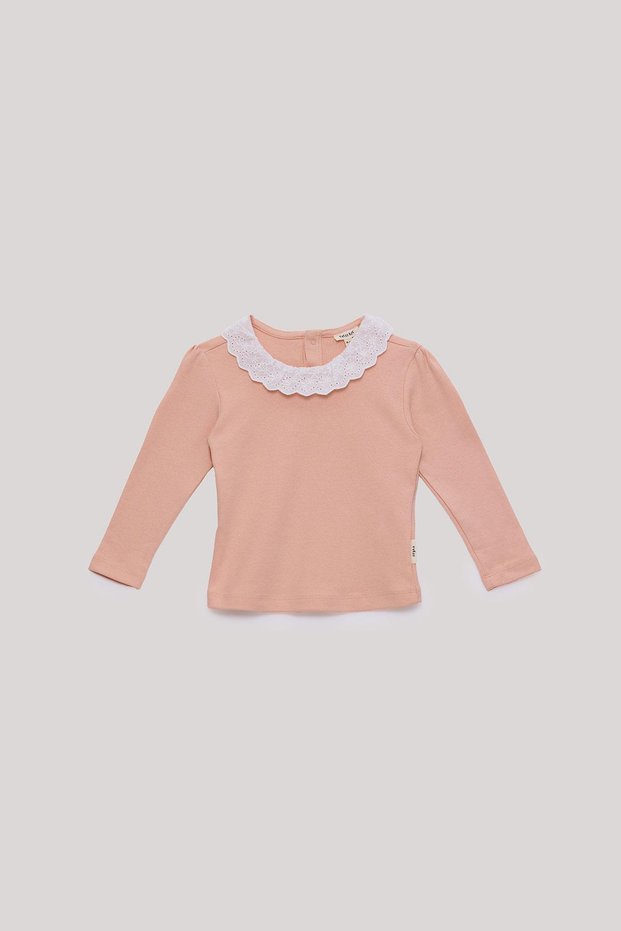 BG Store Kız Bebek Somon T-Shirt