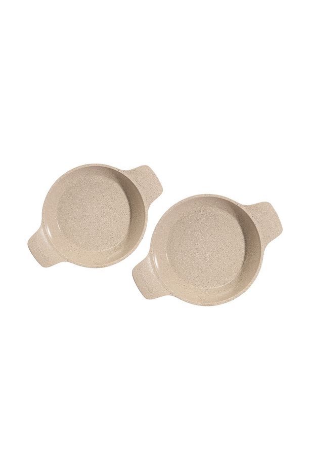 | Güveç Sahan Set | Döküm Kendinden Saplı | 2 Parça | Vizon | 20cm-22cm - 2