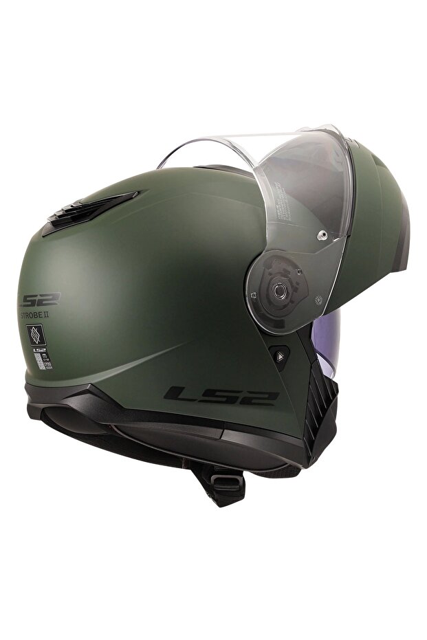 STROBE 2 MAT YEŞİL KASK - 6