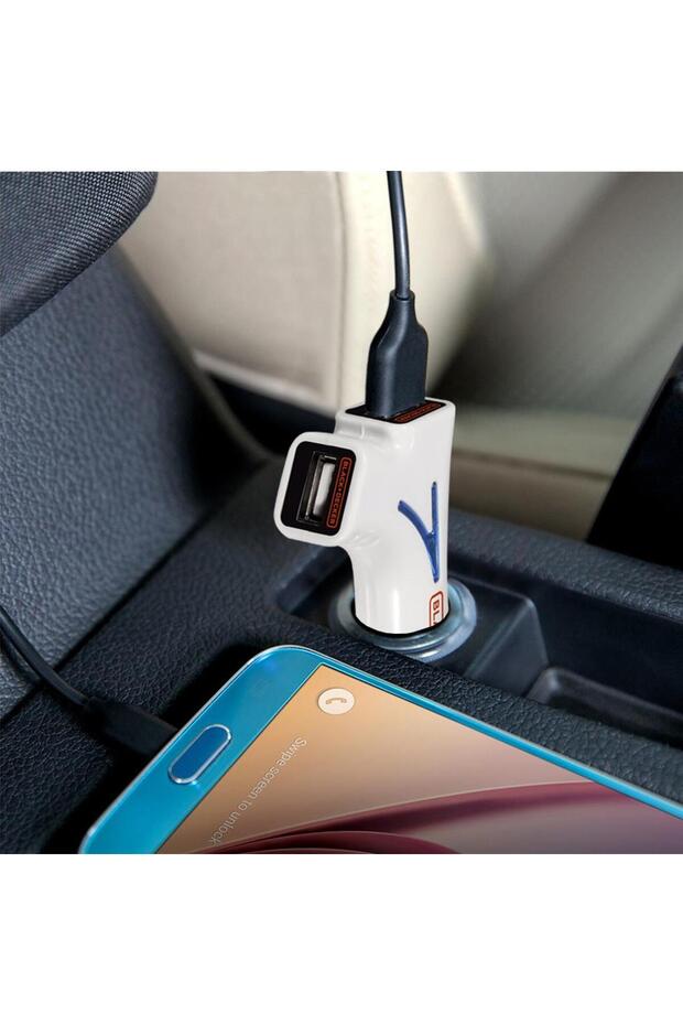 Pıusb2be 3.1 Amper Çift Çıkışlı Usb Araç Şarj Cihazı - 4