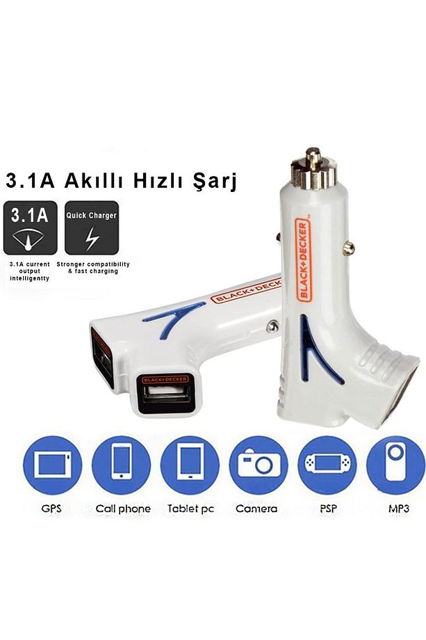 Pıusb2be 3.1 Amper Çift Çıkışlı Usb Araç Şarj Cihazı - 6