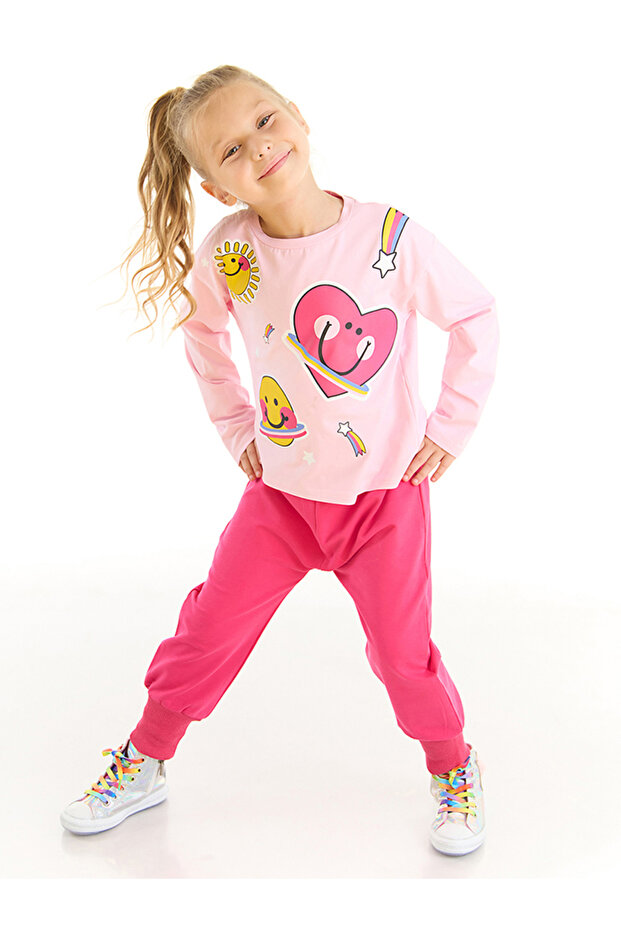 Love Galaxy Girl's T-shirt Pants Set