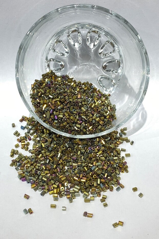 Green Cut Beads 50 Gr