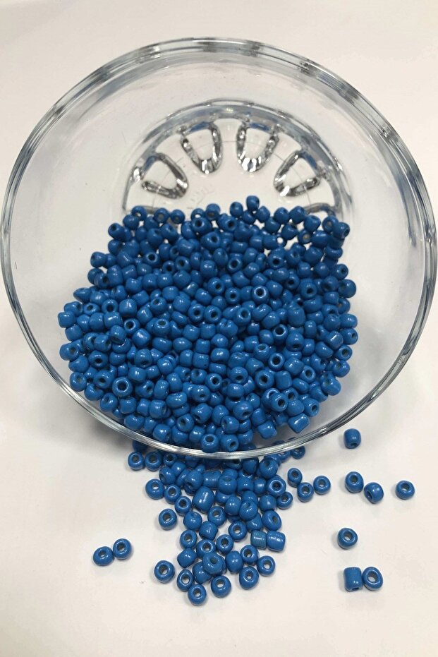 Turquoise Sand Beads Medium Size 4 mm 50 Gr