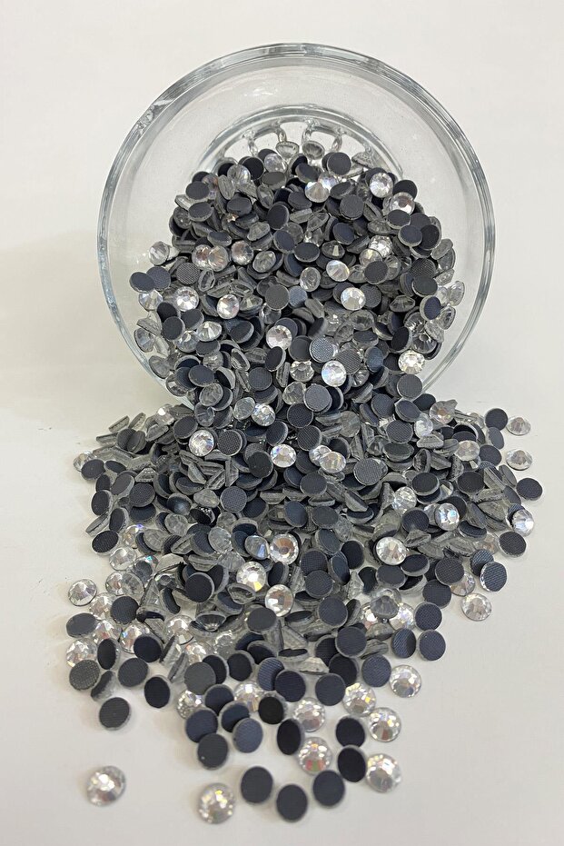6mm Silver Iron-on Bead - Ss30 25 grm Stone