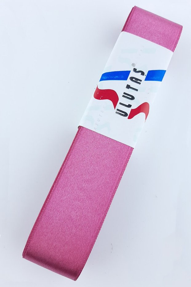 Dark Dusty Rose Color Satin Ribbon 3 cm 10 Mt