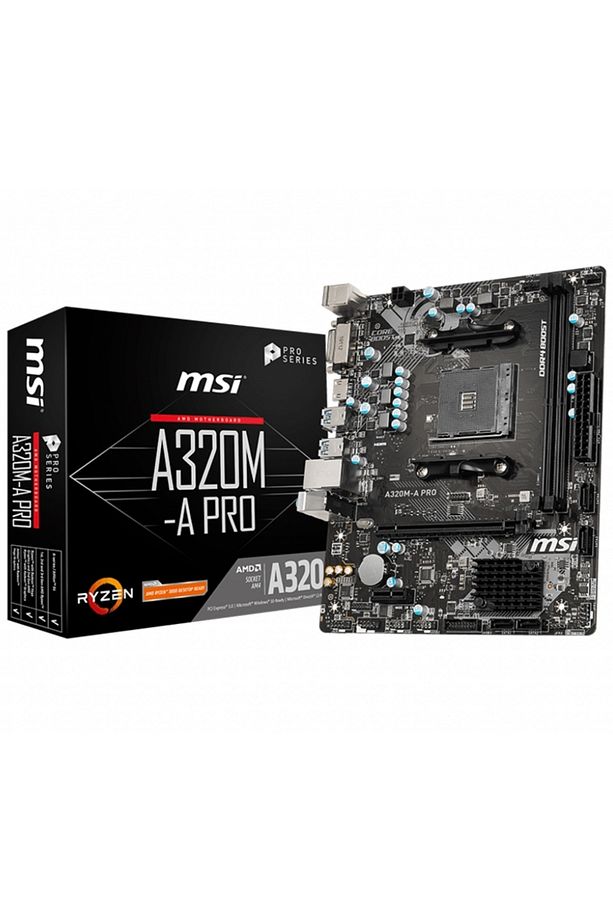 A320m-a Pro Amd A320 Soket Am4 Ddr4 3200(OC)mhz Matx Gaming Anakart - 1