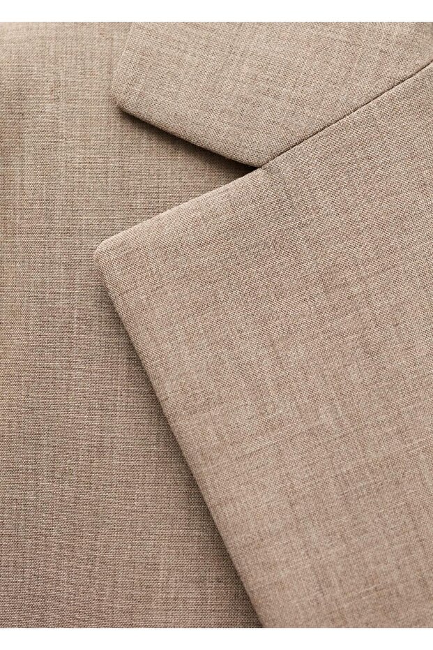 Yün kumaş blazer ceket - 8