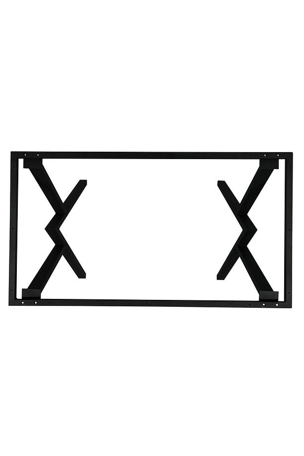Retro Metal Masa Ayak - X Ayak (50x100cm Çerçeve ) - 3