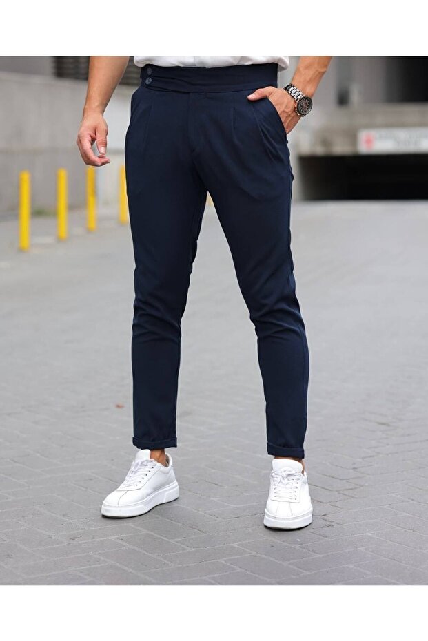 Men's Italian Cut Fabric Trousers