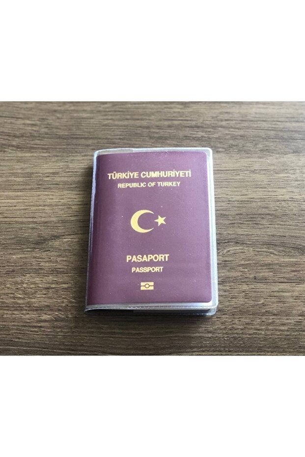 حافظة جواز سفر شفافة مع حجرة إضافية - 4