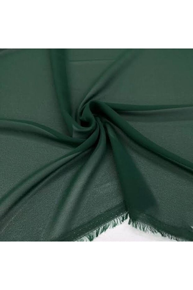1Meter - Multi Chiffon Fabric - Emerald Green(100X150Cm)