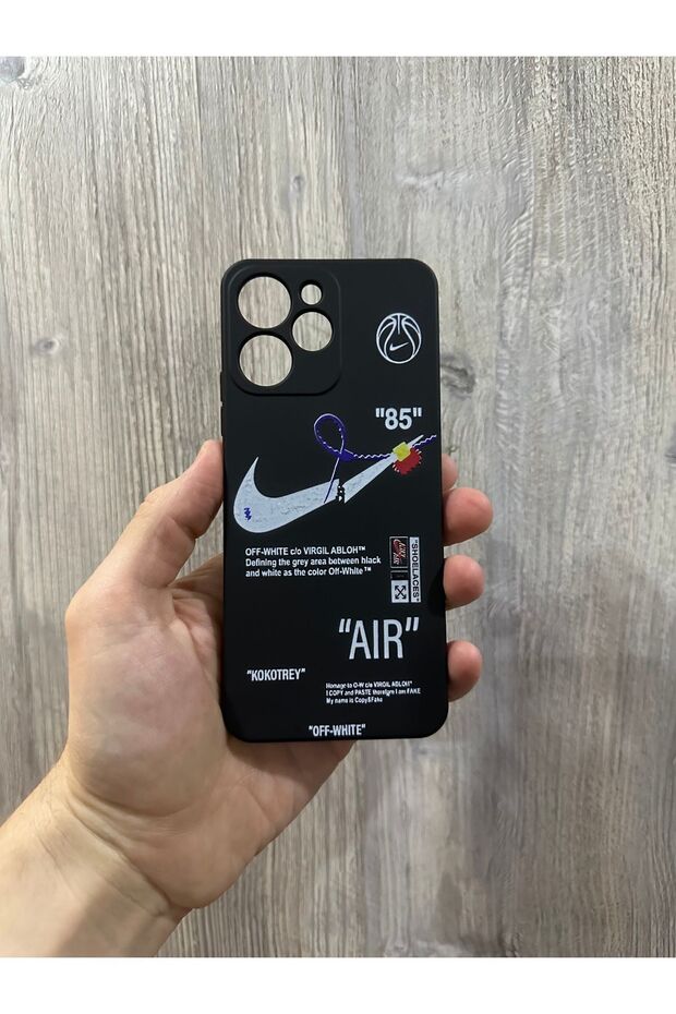 Xiaomi Redmi 12 Compatible Camera Protected Patterned Case - 1