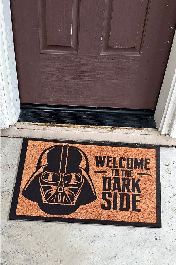 Dark Sıde 40x60 Cm Kapı Önü Paspası Pvc Taban - 1