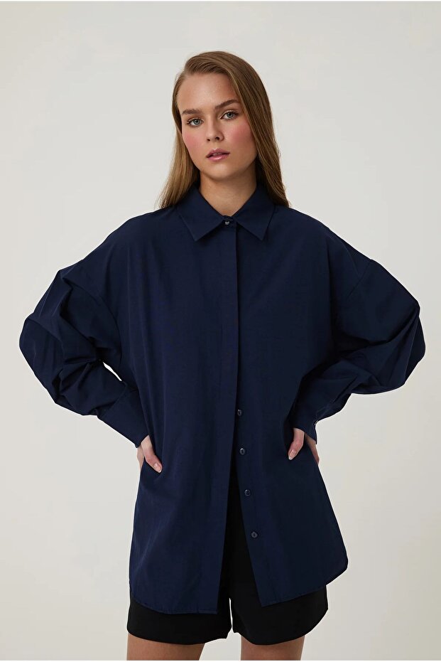 22Y11478 Oversize Gömlek - 4