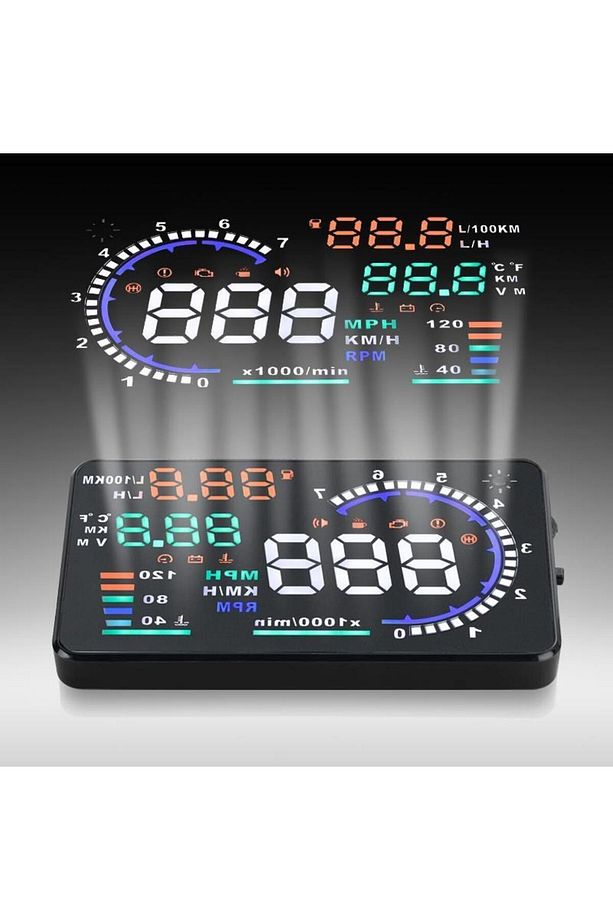 A8 Hud Hayalet Gösterge Obd Yansıtma Ekranı Head Up Display - 1
