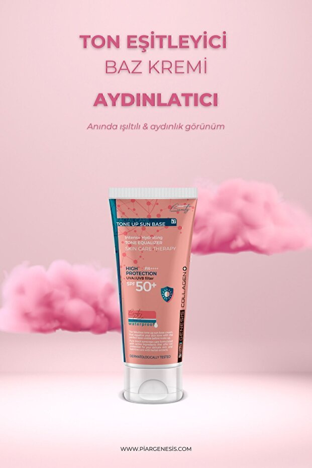 Kolajen Aydınlatıcı Ton Eşitleyici Spf 50 Yüz Güneş Kremi 40 ml - 2