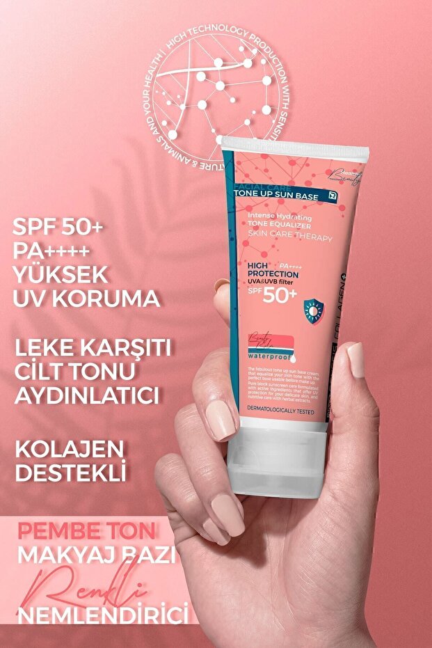 Kolajen Aydınlatıcı Ton Eşitleyici Spf 50 Yüz Güneş Kremi 40 ml - 4