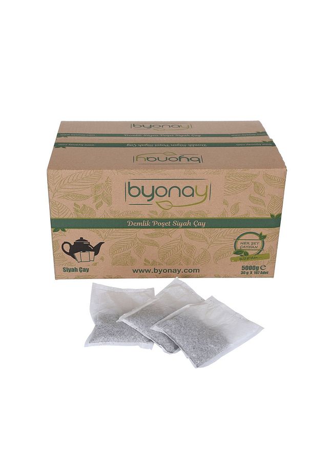 Demlik Süzen Poşet Siyah Çay 5000 gr ( - 30 gr X167adet) - 1