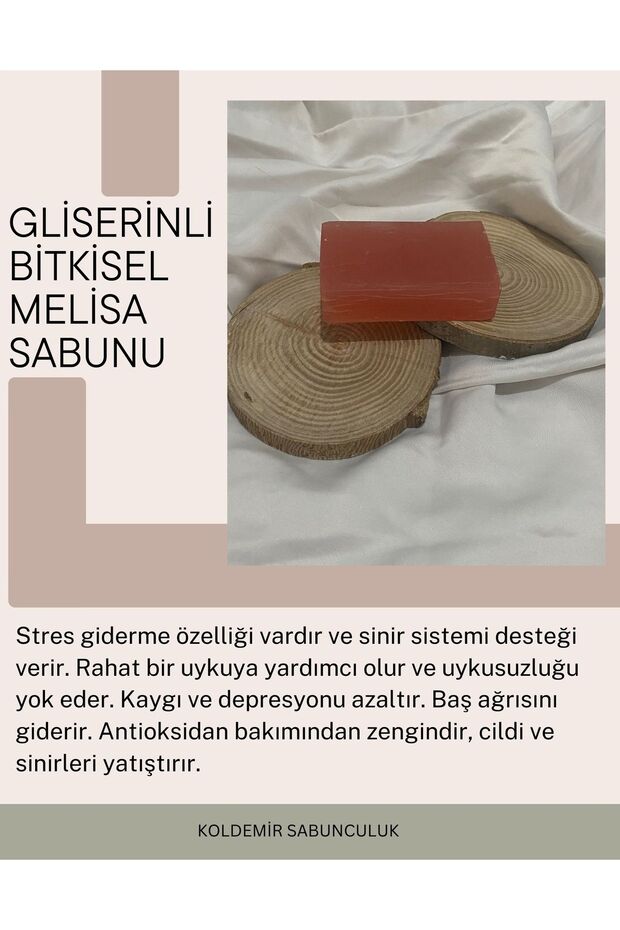 GLİSERİNLİ BİTKİSEL MELİSA SABUNU - 3