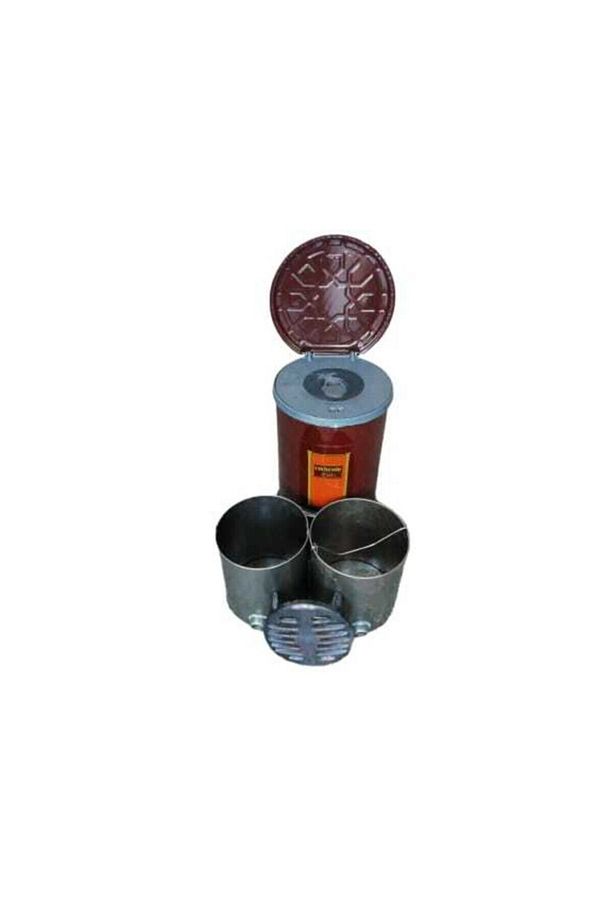 Yuvarlak Kovalı 60 Lik Uyuyan Soba-odun Kömür Talaş Sobası-kovalı Yuvarlak Soba Önden Havalı - 2
