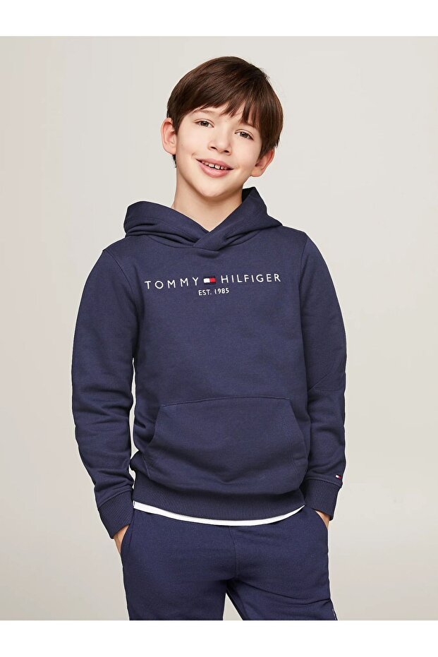 Unisex Kids Hooded Essential Sweatshirt - Organic Cotton