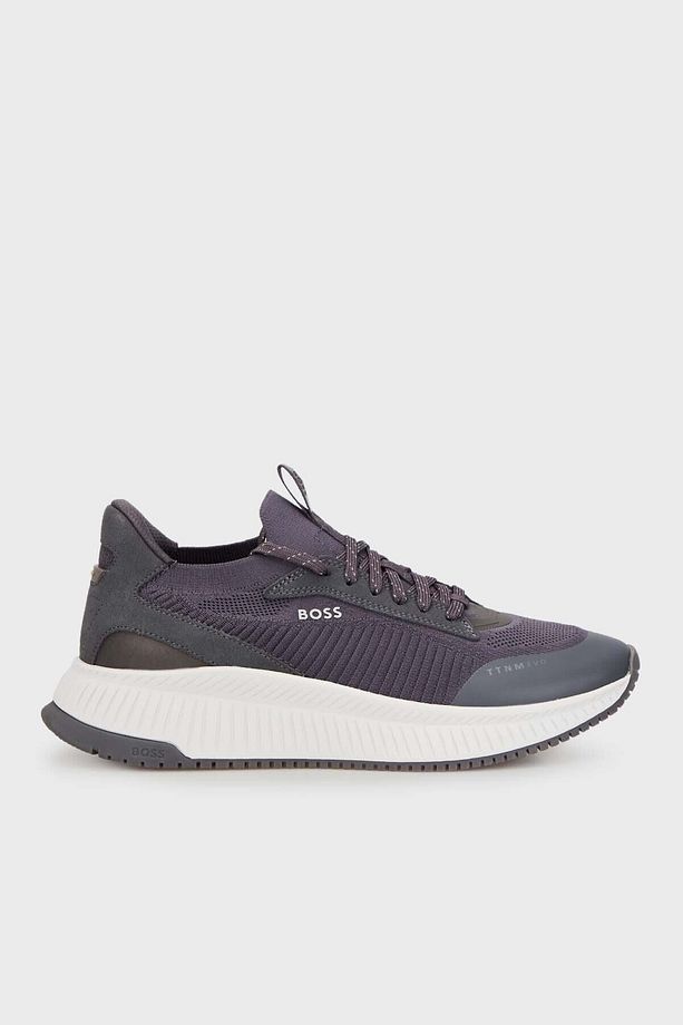 Logolu Örme Detaylı Kılçık Tabanlı Sneaker Ayakkabı Erkek AYAKKABI 50498904 020 - 1