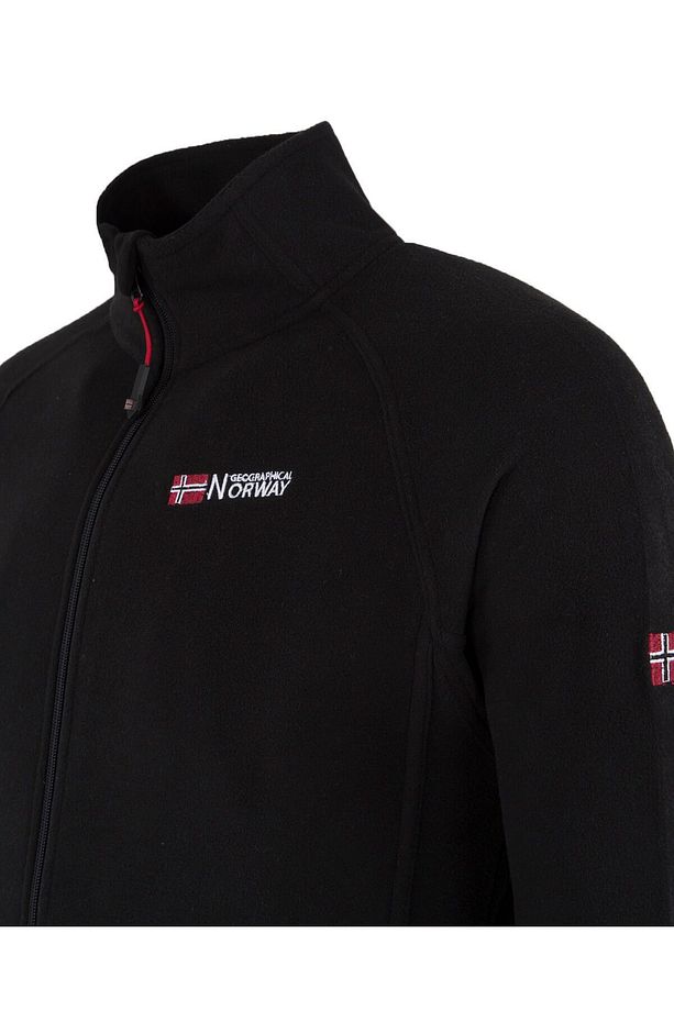 Erkek Siyah Polar Sweatshirt TUG - 4