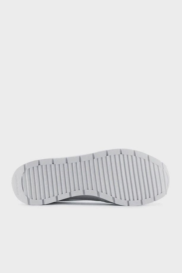 Logolu Deri Süet Sneaker Ayakkabı Erkek AYAKKABI X4X537 XN730 01786 - 6