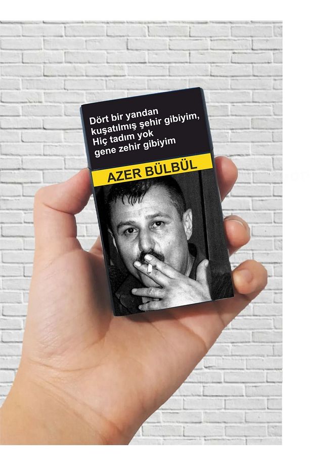 Azer Bülbül Zehir Gibiyim Standart Sigara Tabakası Kutusu - 1