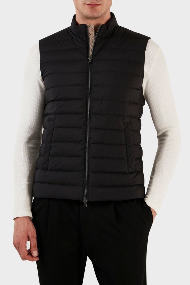 Regular Fit Feather Filled Stand Collar Vest Men's Vest Pı000990u 19288 9300
