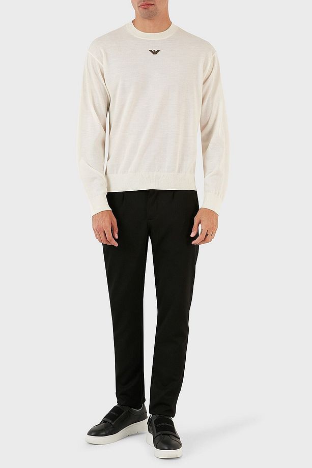 Bisiklet Yaka Regular Fit % 100 Yün Kazak Erkek KAZAK 6R1MXG 1MNGZ F1F4 - 5