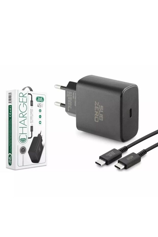 Yeni Nesil 45w Pd Type-c To Type-c (TURBO) Şarj Aleti - 1