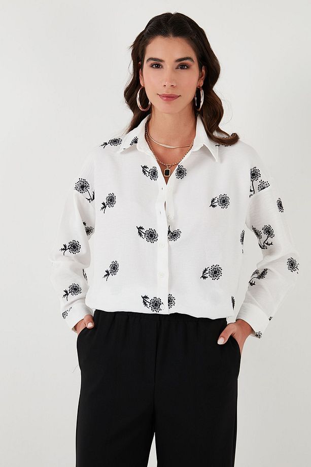 Çiçekli Regular Fit Gömlek  GÖMLEK 67044532S4 - 6